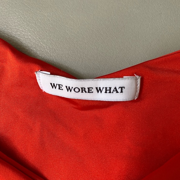 We Wore What Delilah Bottom red size medium - Picture 3 of 4